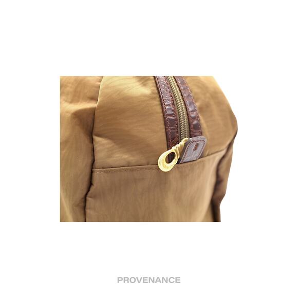 🔴 Balenciaga BB Logo Tote Bag - Tan Brown Croc - Picture 7 of 16